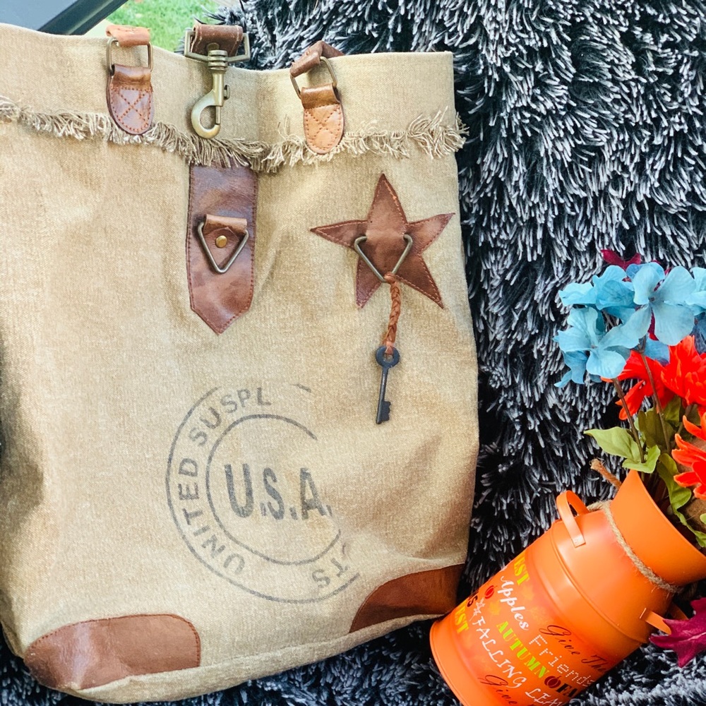 Rustic tote